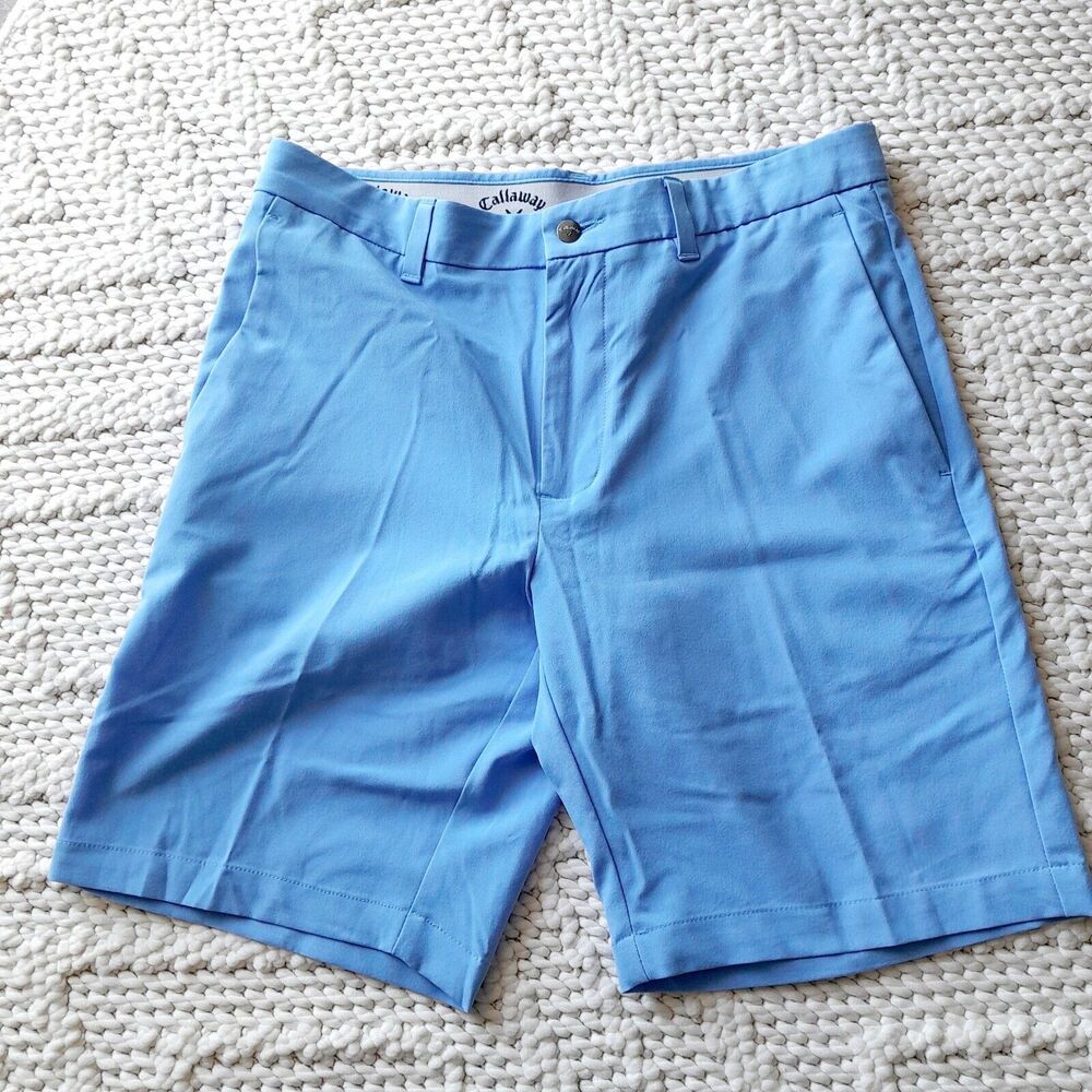 Callaway Men's Stretch Performance Flat Front Golf Preppy Resort Short Size 32